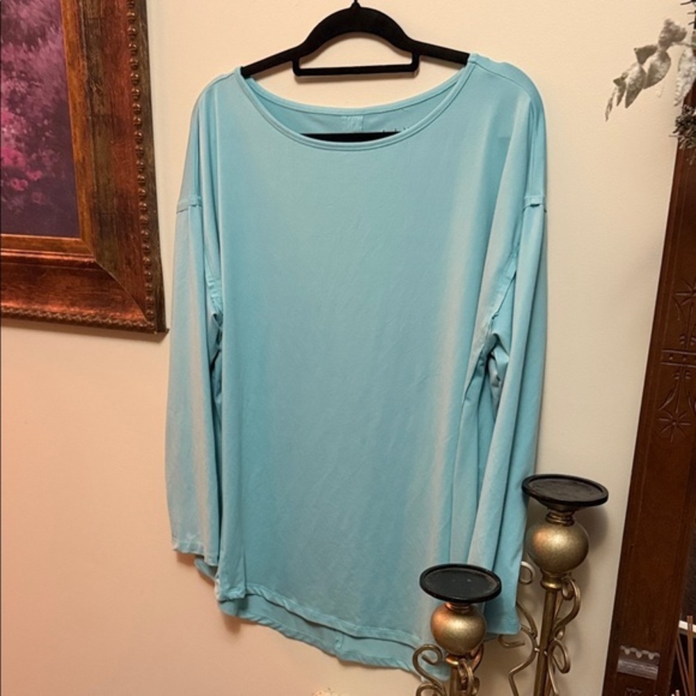 Livi Active Light Blue Long Sleeve Top